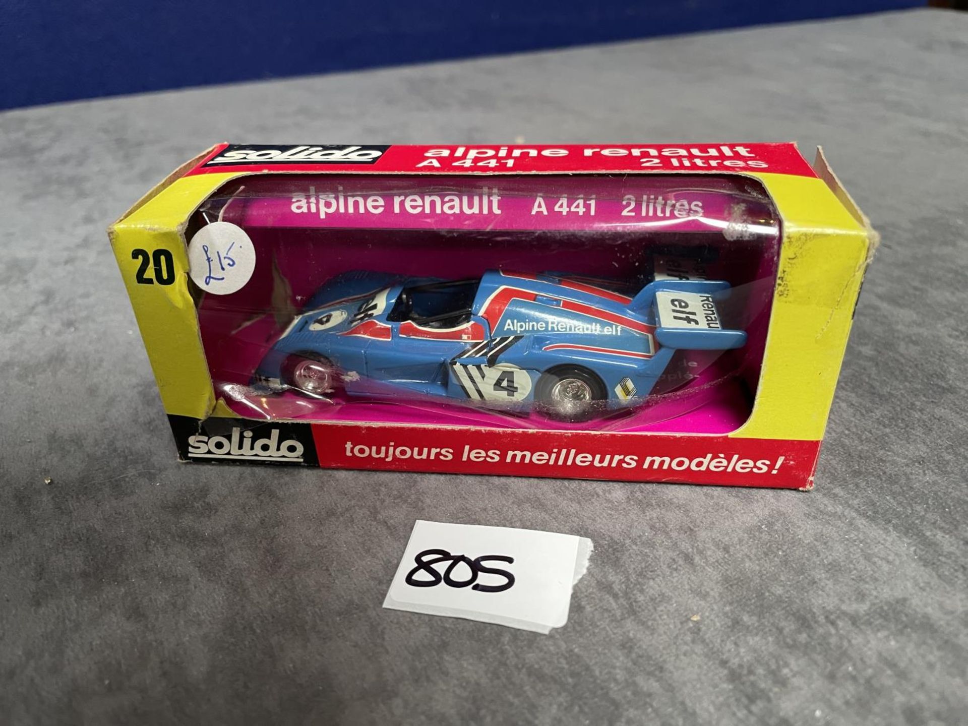 Solido #20 Alpine Renault A441 2 Litres Blue Racing No.4 In Box