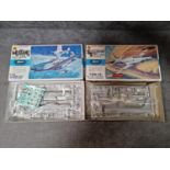 2 x Model Kits Comprising Of Hasegawa 1/72 Scale Series #T-33A Shooting Star T-33A Lockheed On