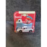 Majorette Diecast #200 Coca Cola White 58 Chevy Corvette Radio Grill On Original Card