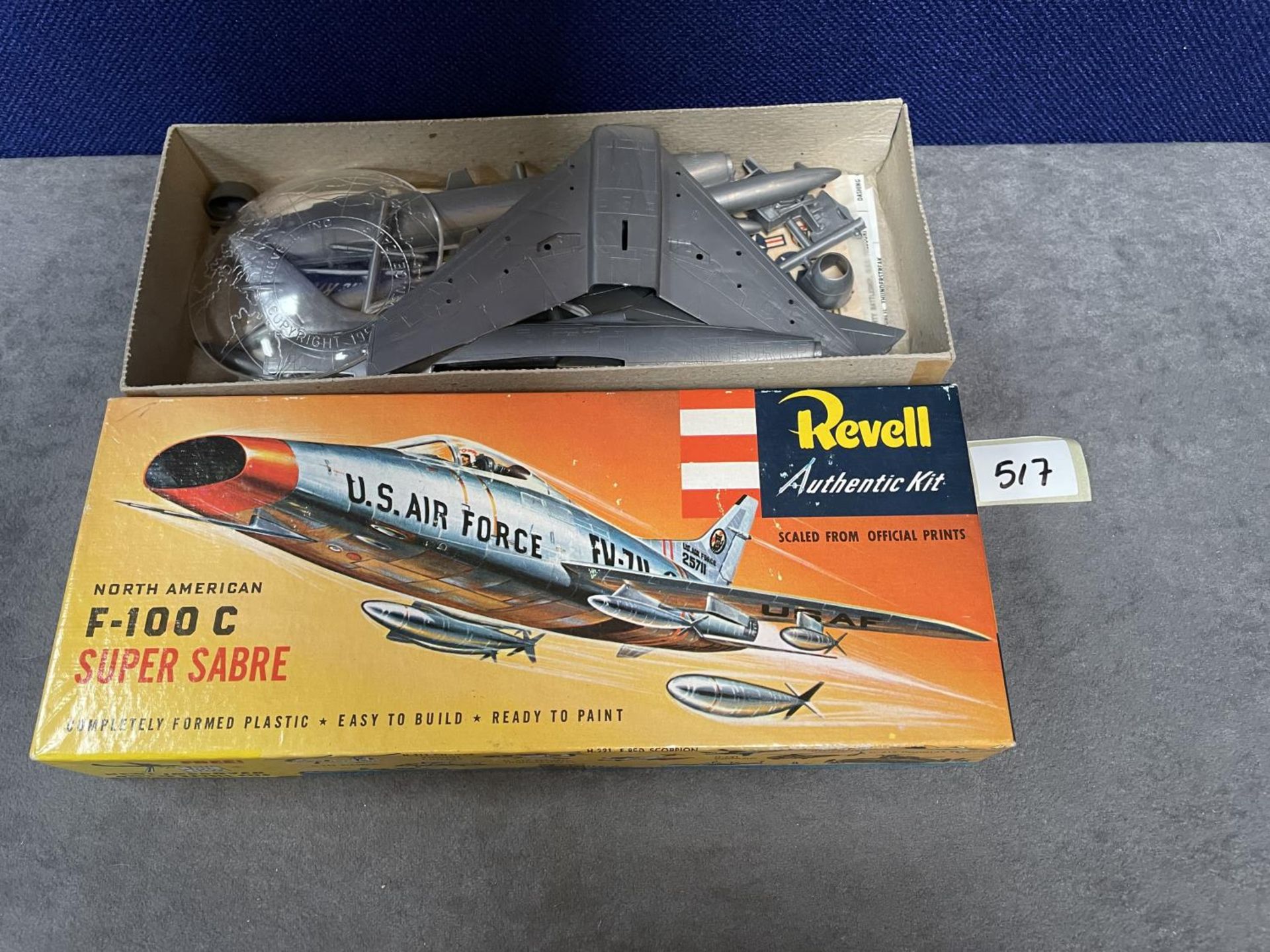 Revell #H-236:89 North American F-100C Super Sabre Revell | No. H-236:89 | 1:70 1956 On Sprues