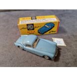 Tekno Diecast #824 MGA 1600 In Blue With A White Interior Mint Model With Firm Excellent Box Made In