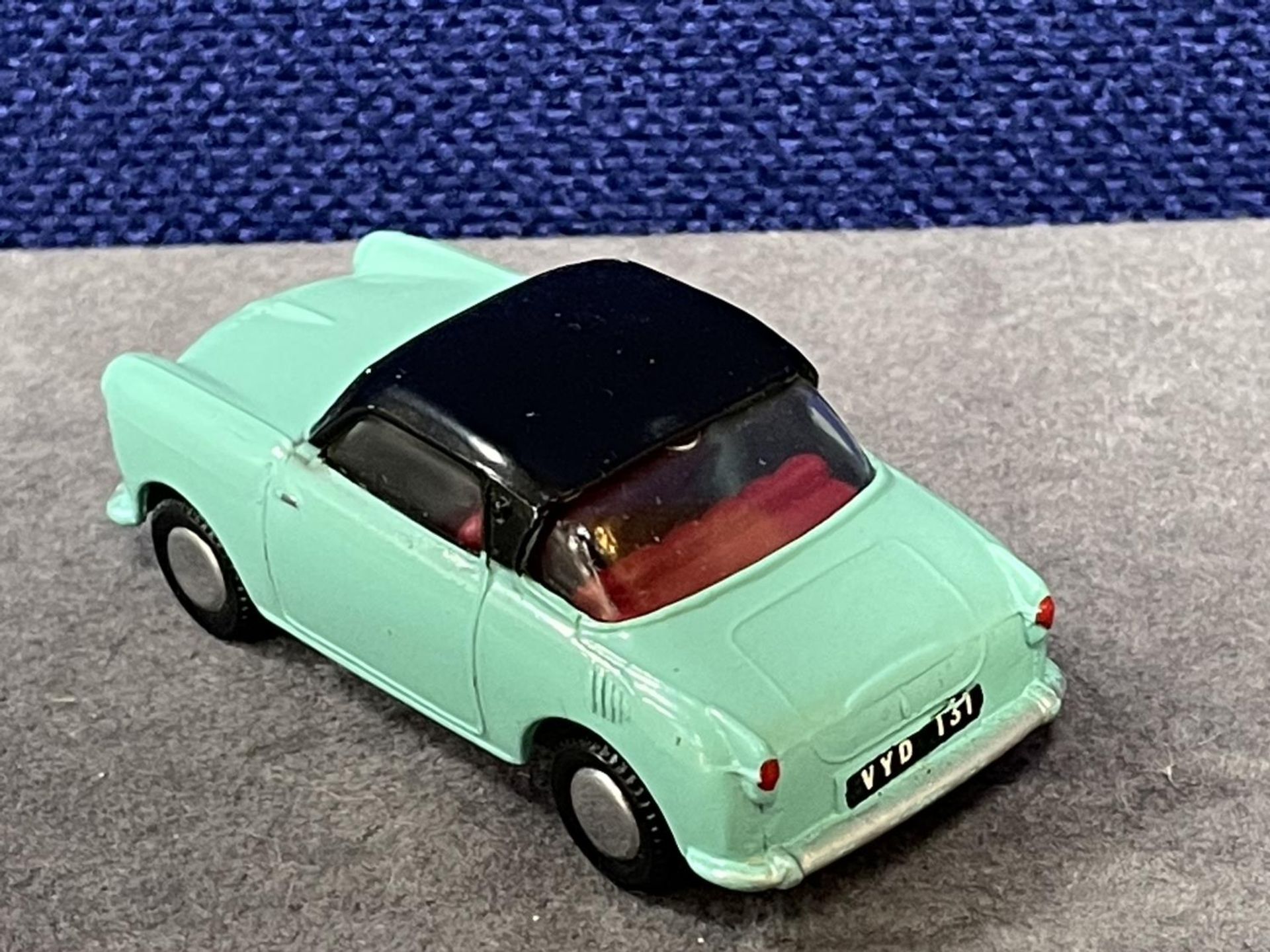 Spot-On #119 Meadows Frisky Sport Various - 1/42 Scale Aqua With Black Roof Mint Model In An - Image 3 of 5