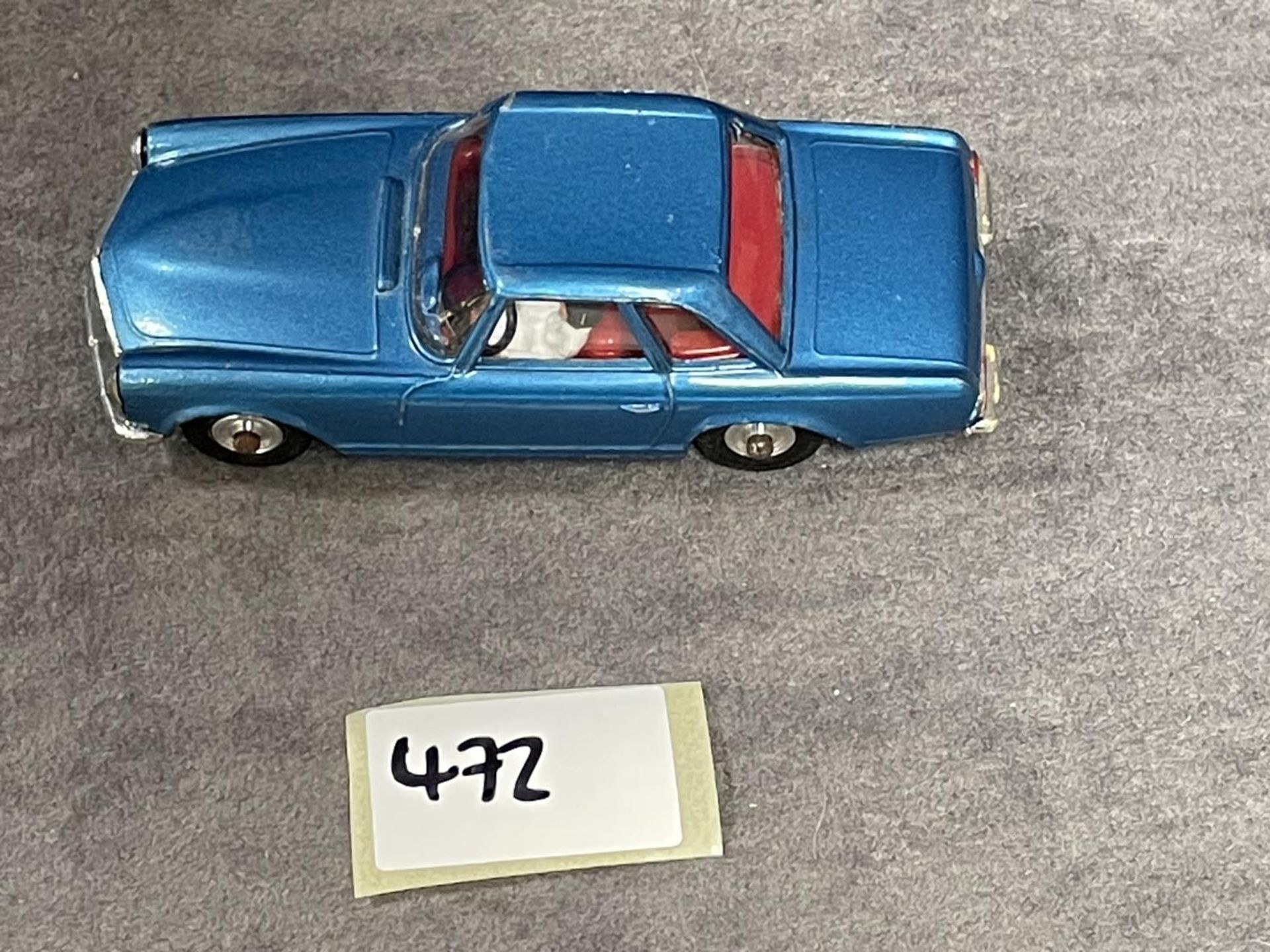 Spot-On #278 Mercedes Benz 230 SL In Metallic Blue With Red Interior Model In Excellent Condition