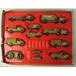 Pyro Plastic Corp 1950s 21 Piece US Army Set With Box All Plastic US Army Set Authentic Action