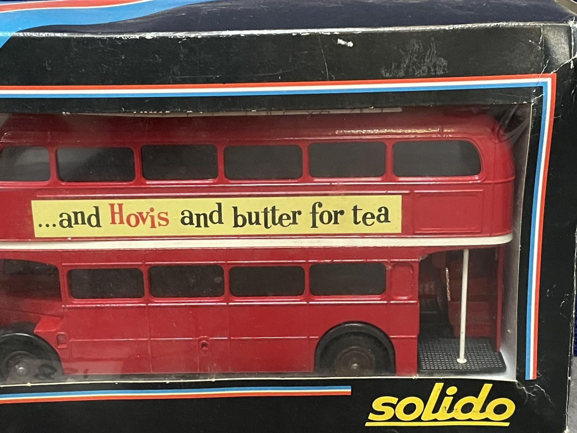 Solido #4402 AEC Double Decker RT With Hovis Decals In Box - Image 2 of 2