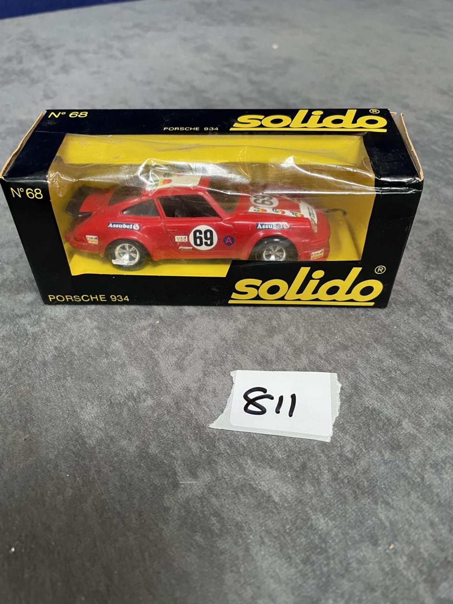 Solido #68 Porsche 934 Red Racing No.69 In Box 1978