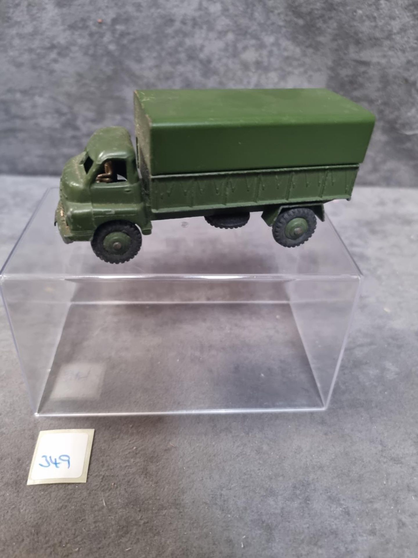 Dinky #621 3 Ton Army Wagon Green - With Driver 1955-1960 Model Nr Mint With A Couple Of Box Rubs
