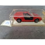 Majorette #217 Turbo BMW Red Hard Plastic Case 1994