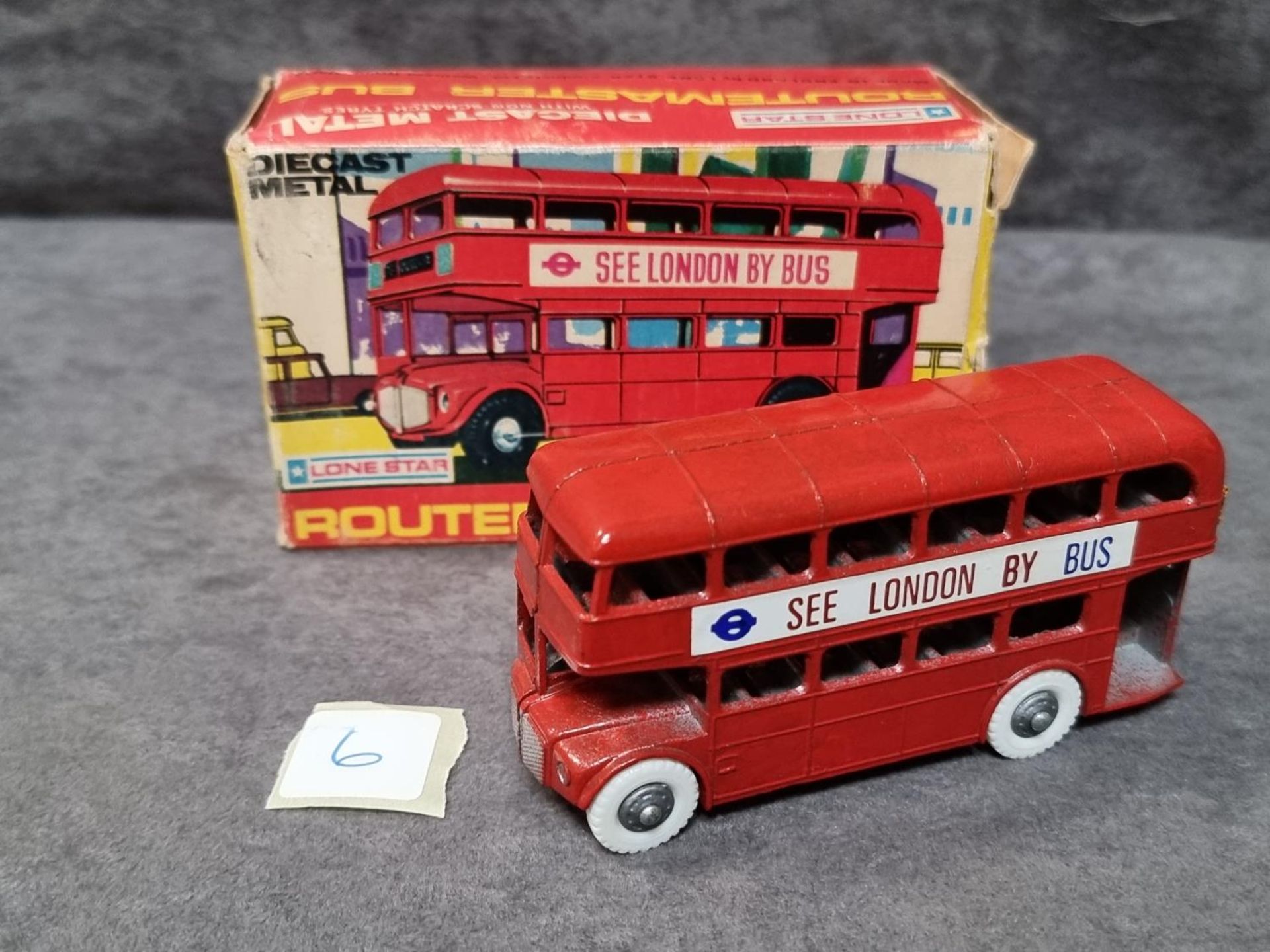 Lonestar #1259 Route Master Bus In Box See London By Bus Decals No 76 Victoria