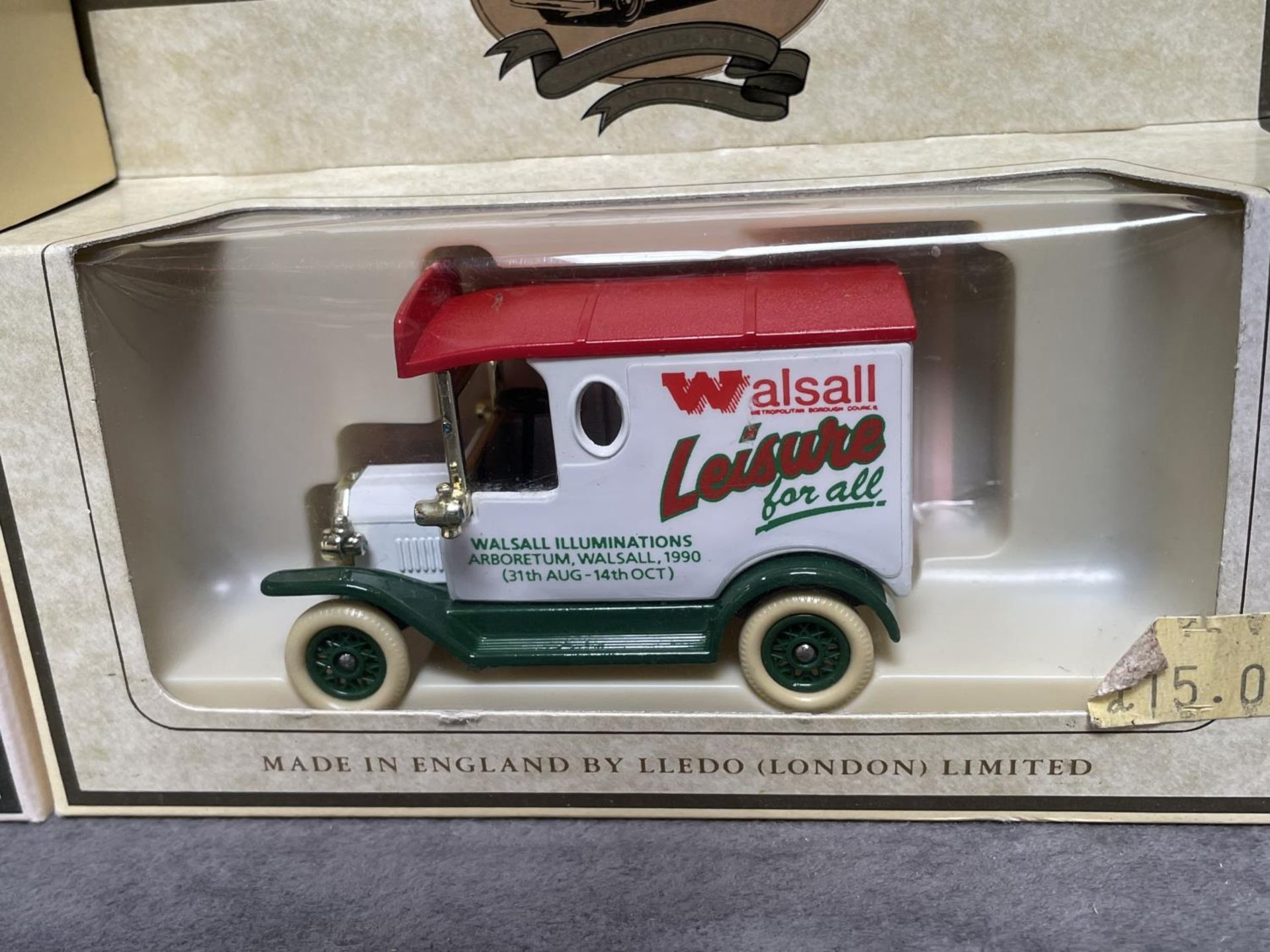 5 x Lledo Diecast Vehicles Individually Boxed Advertising Stoneleigh Toy Extravaganza / Walsall - Image 4 of 4