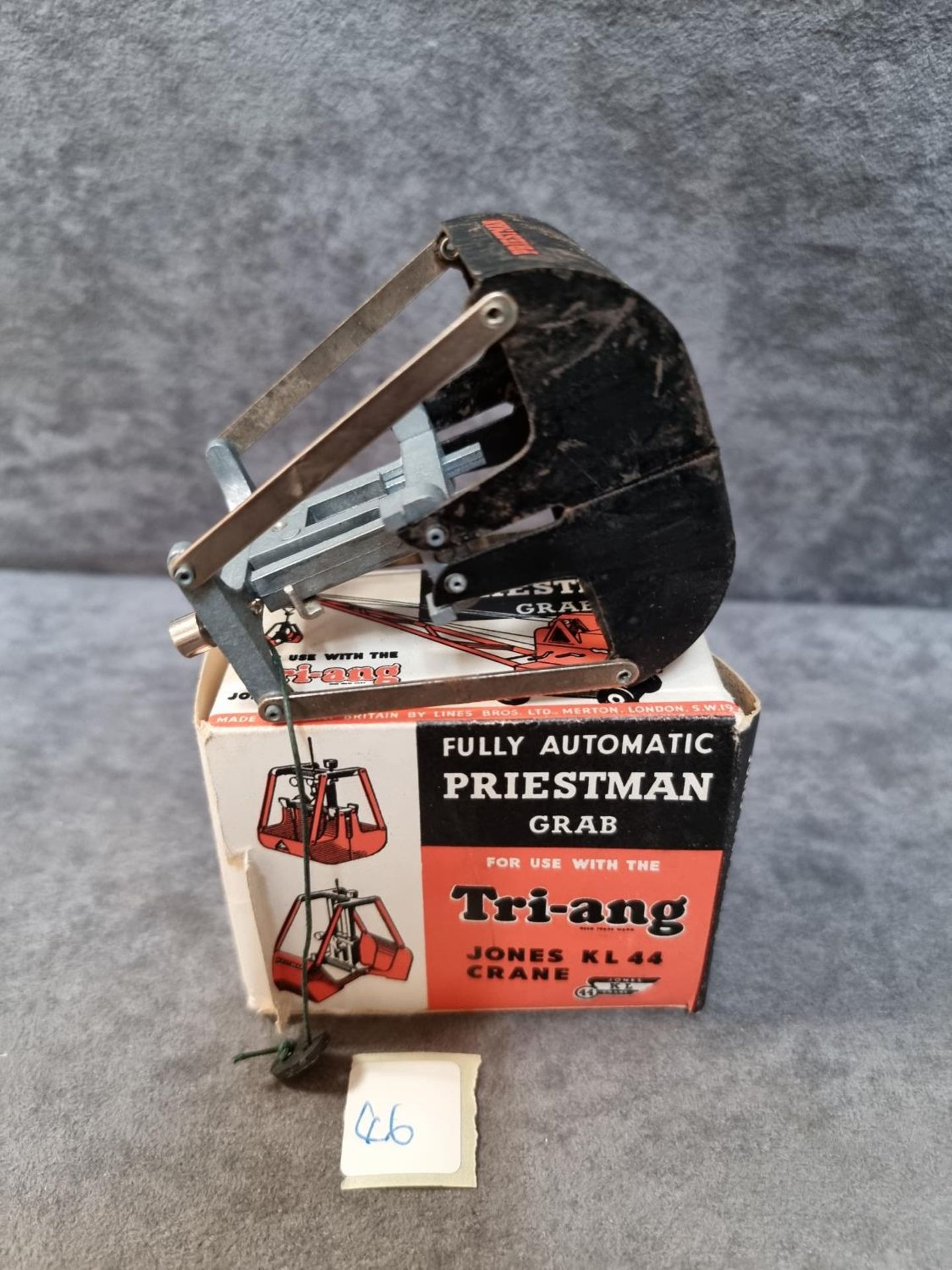 Tri- Ang Jones KL44 Crane Mint With Original Leaflet In Excellent Box Two Winding Handles Protrude