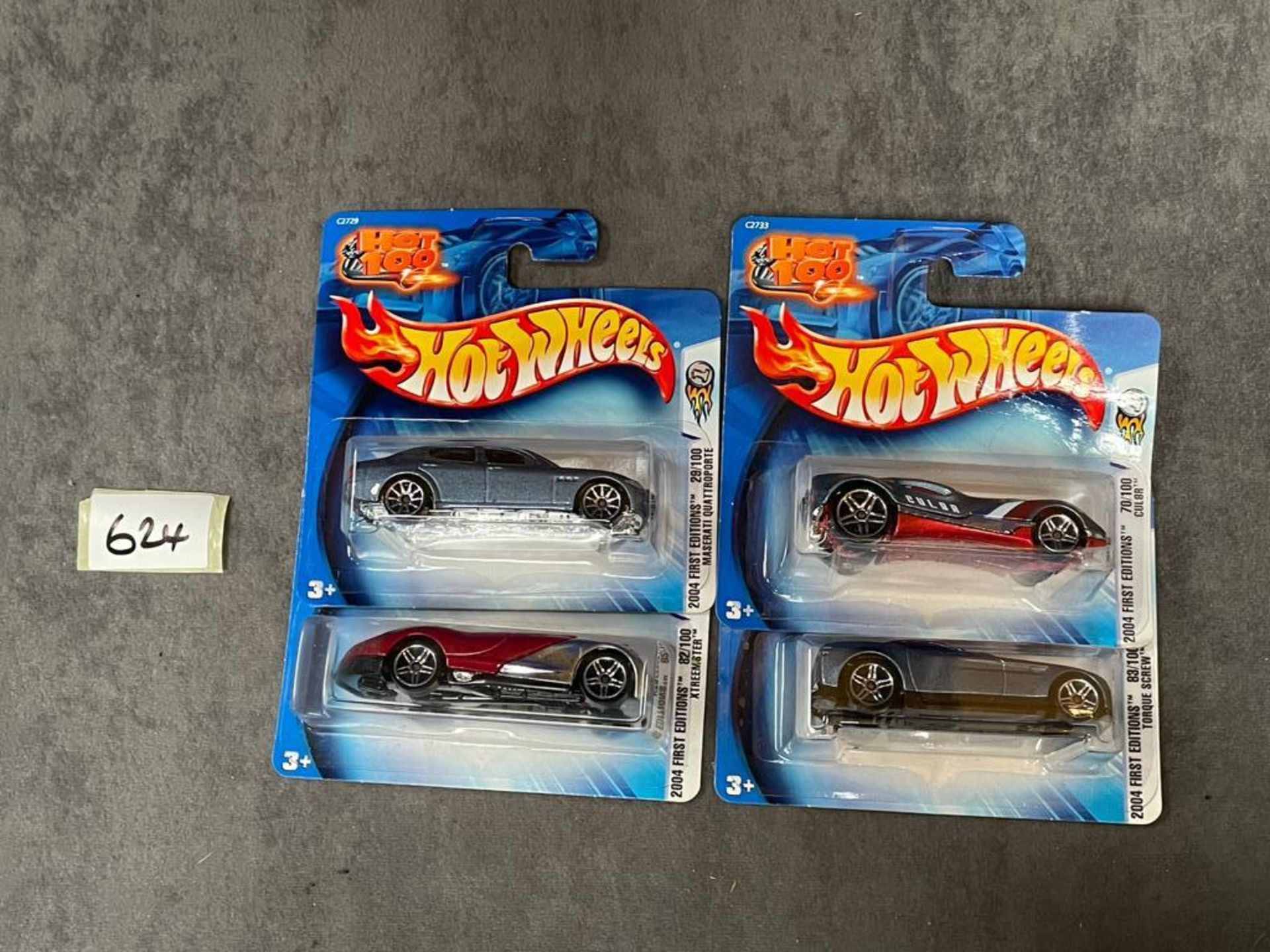 4 x Hot Wheels 'Hot 100' Diecast Cars On Unopened Bubble Card, Comprising Of; 2004 Hot Wheels - Image 3 of 3
