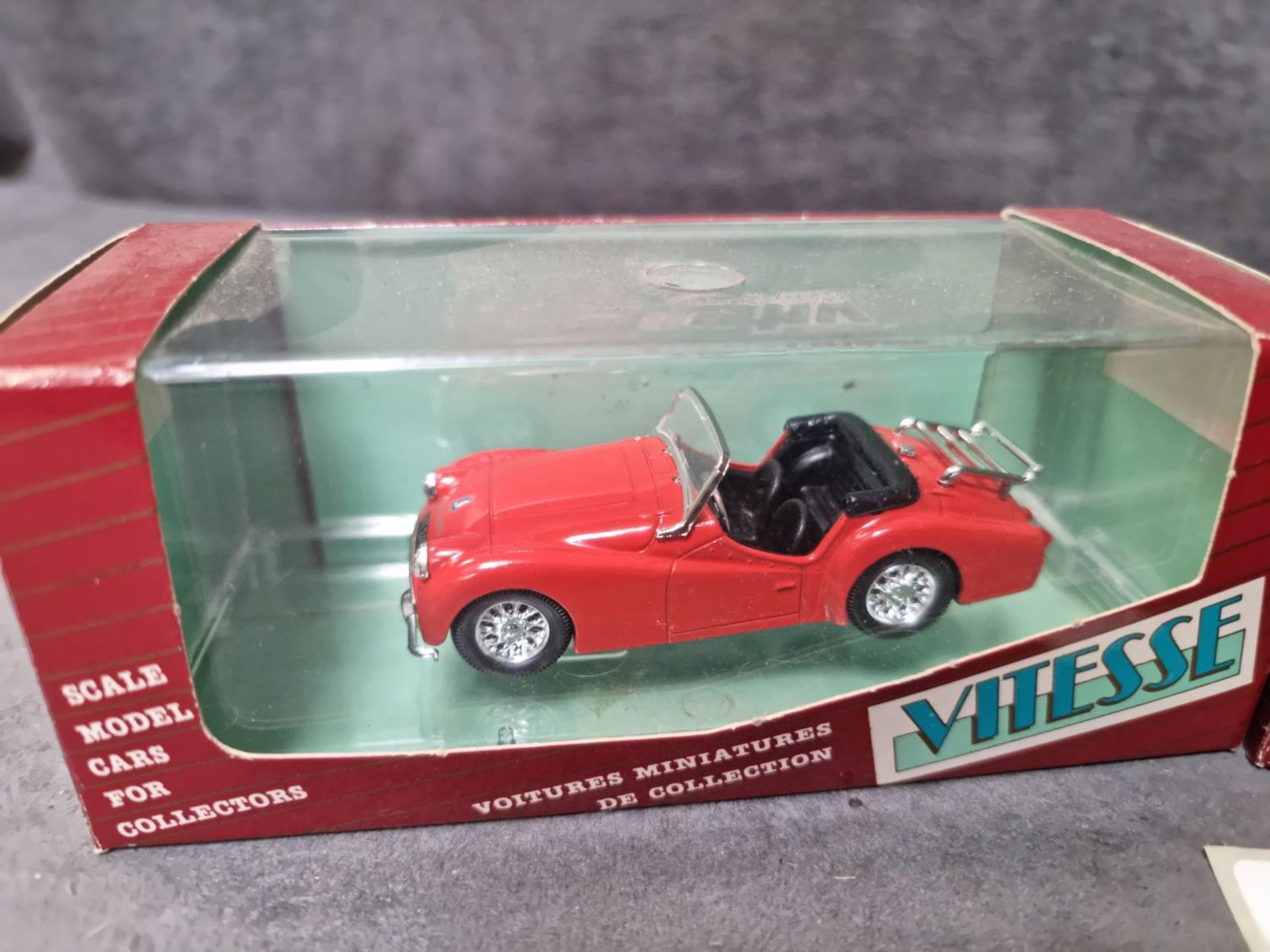 2 x Vitesse Models #171 Austin Healey 3000 MKIII Open Cabriolet # 240 Triumph TR3A 1959 Open - Bild 2 aus 3