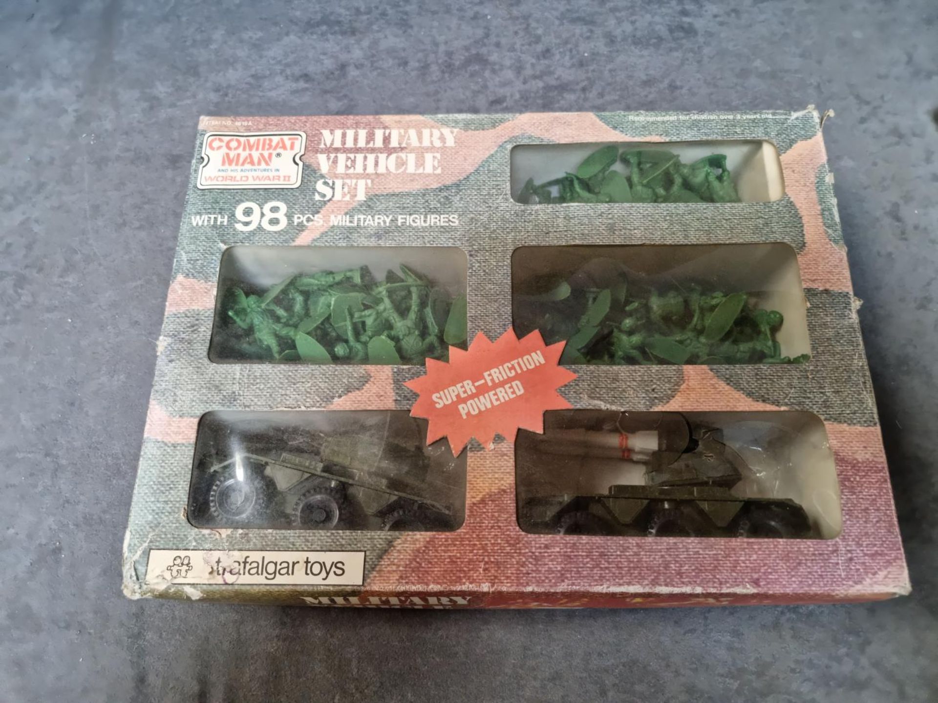 Trafalgar Toys #4619a Military Vehicle Set With 98 Piece Military Figures - Image 2 of 3