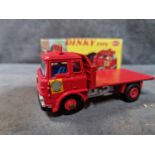 Dinky #425 Bedford TK Coal Wagon Red - Plastic Wheels. Comes With 6 Sacks Of Coal And Scales Mint