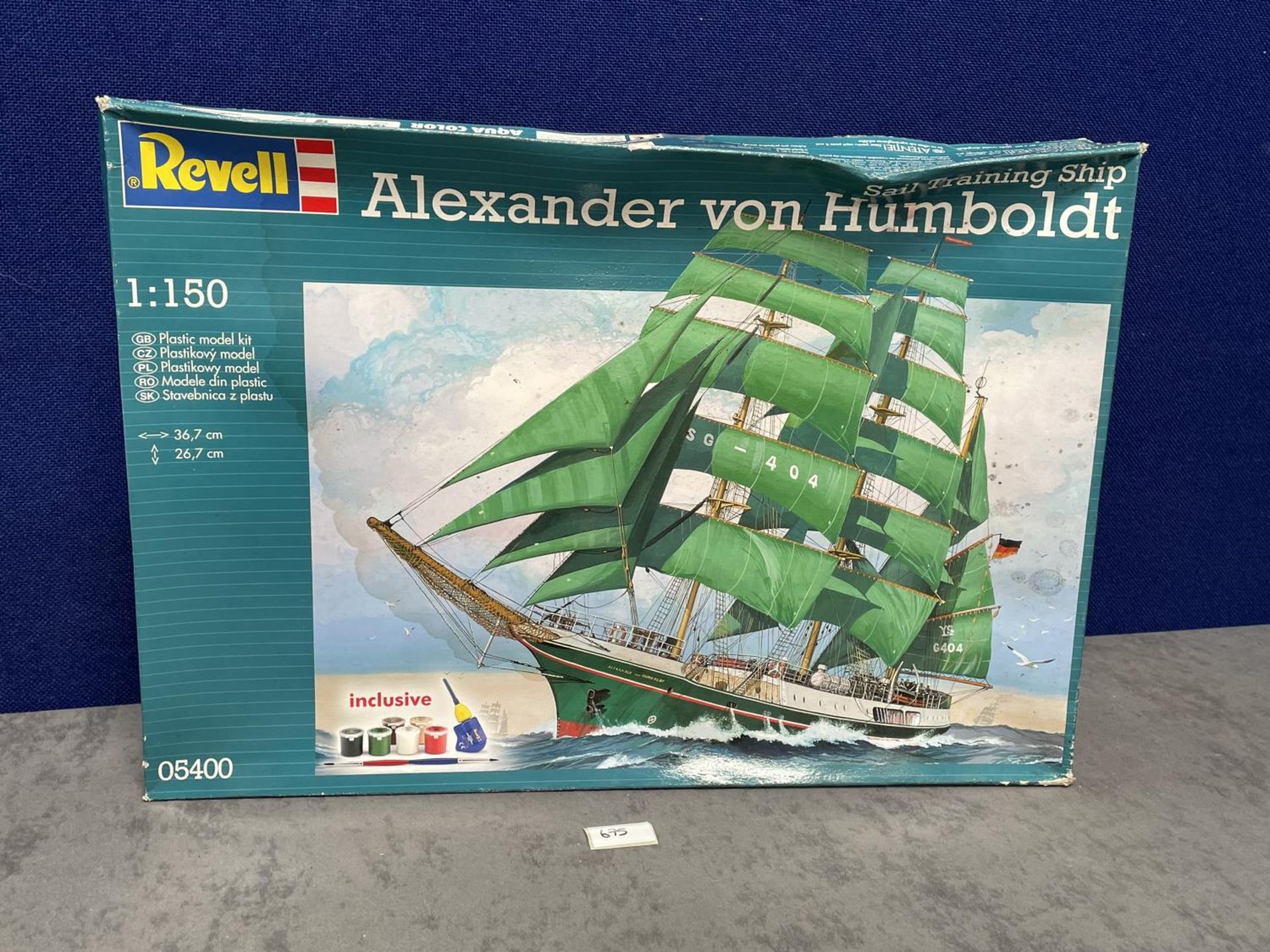 Revell Scale 1/150 #05400 Alexander Von Holboldt In Sealed Box