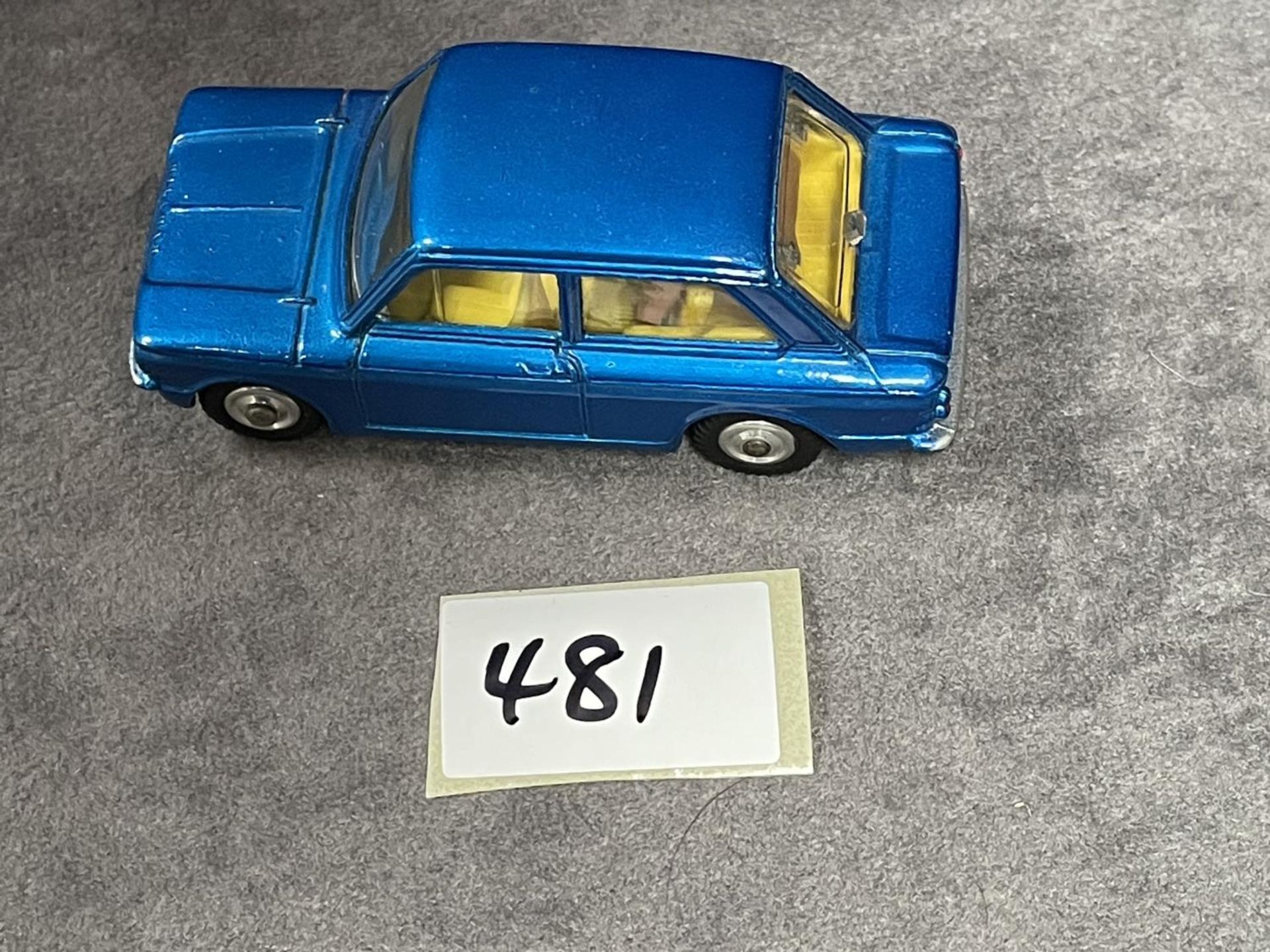 Corgi #251 Hillman Imp Yellow Interior Comes With Suitcase Unboxed In Mint Condition 1964-1967