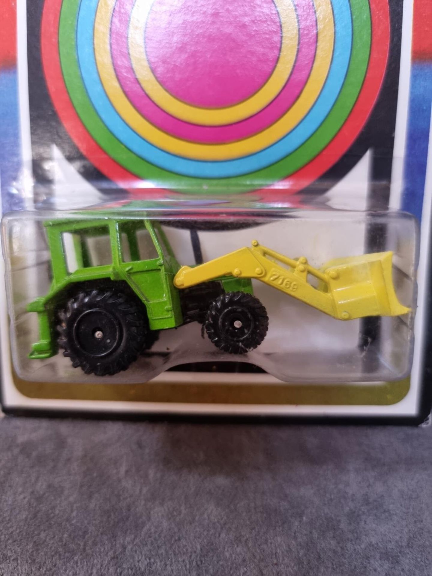 Playart Diecast Metal #7169 Tractor With Angeldozer On Card Playart Was A Toy Company Owned By - Image 2 of 2