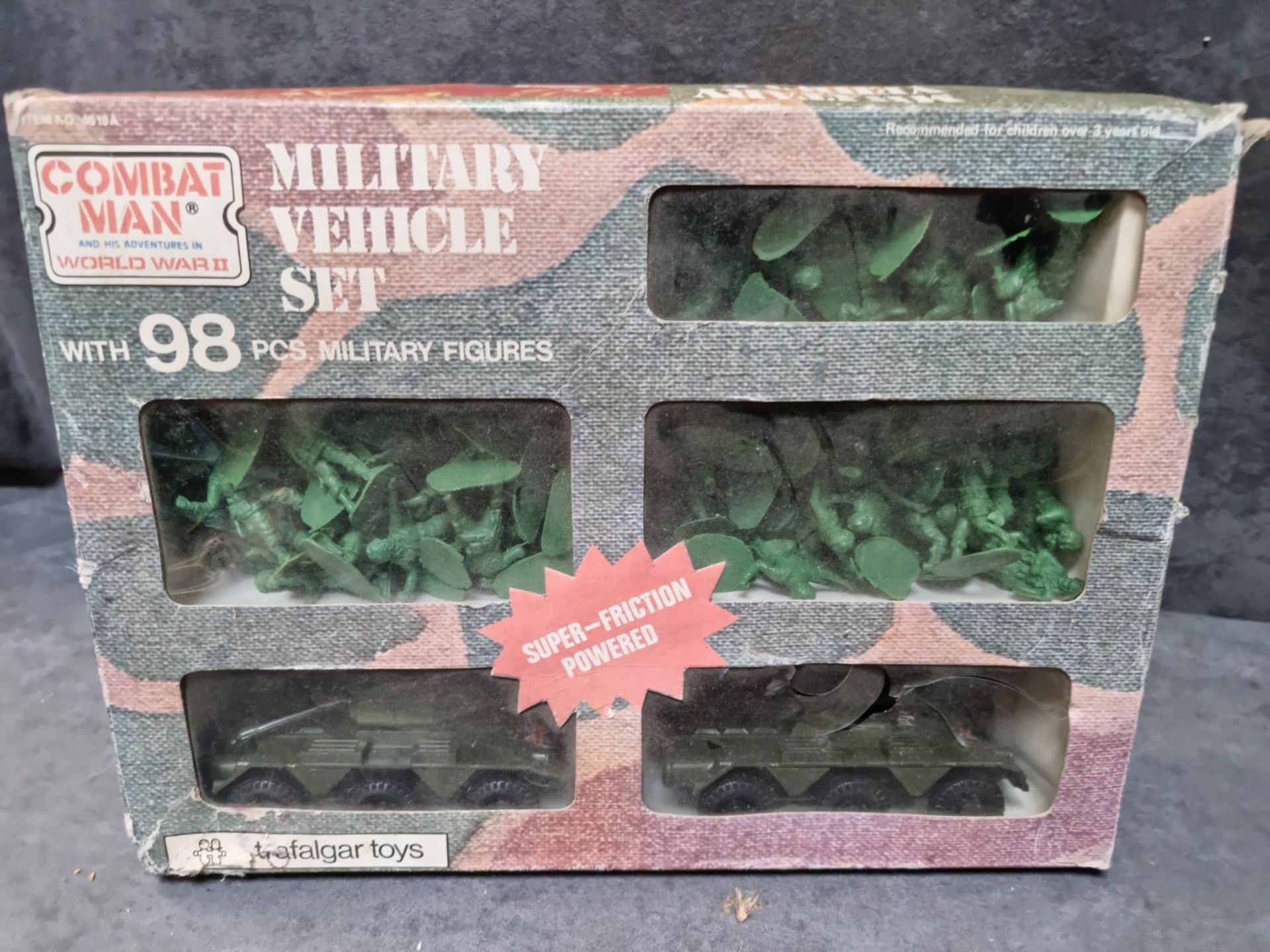 Trafalgar Toys #4619a Military Vehicle Set With 98 Piece Military Figures - Image 3 of 3