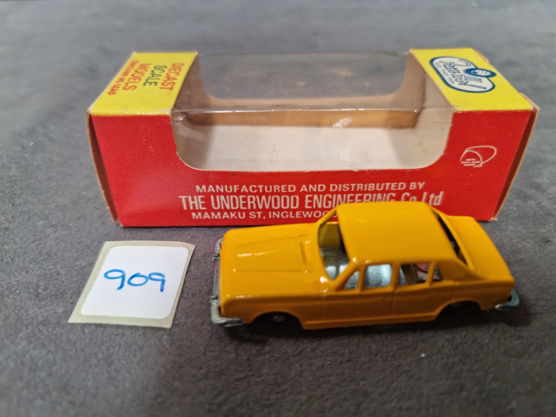 Fun Ho New Zealand #41 Ford Zodiac Yellow Diecast Model Mint In Original Box Fun-Ho! Toys Were A