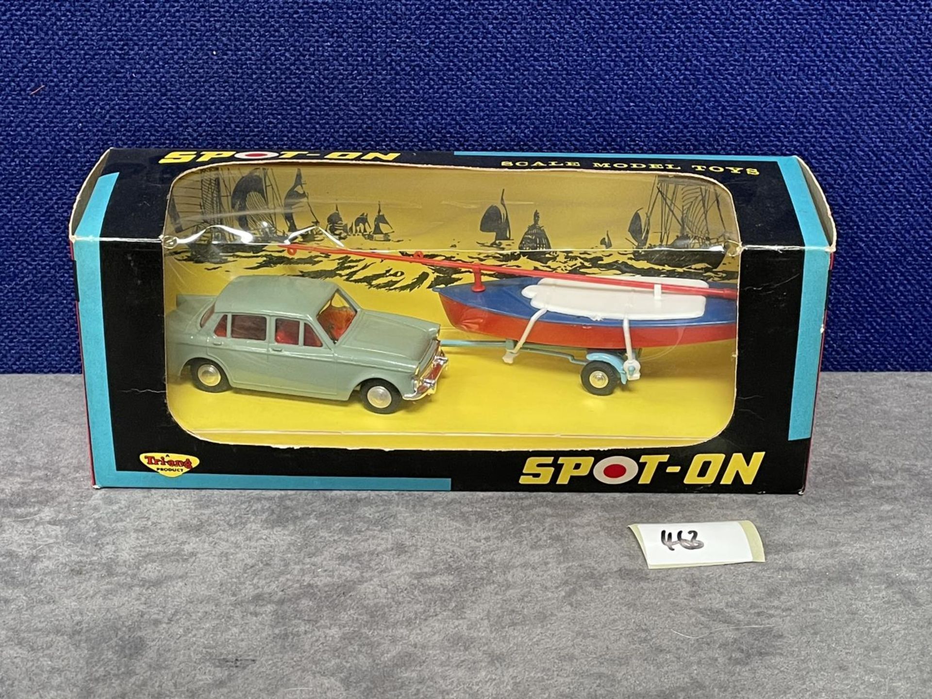 Spot-On #406 Hillman Minx And Dinghy In Firm Crisp Box