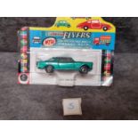 Lonestar Flyers #121 Fiat 2300 S Coupe In Metallic Green With Orange Interior On Bubble Car