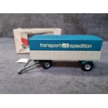 Tekno Diecast #452 Transport Spedition Trailer Mint Model With Firm Box Made In Denmark