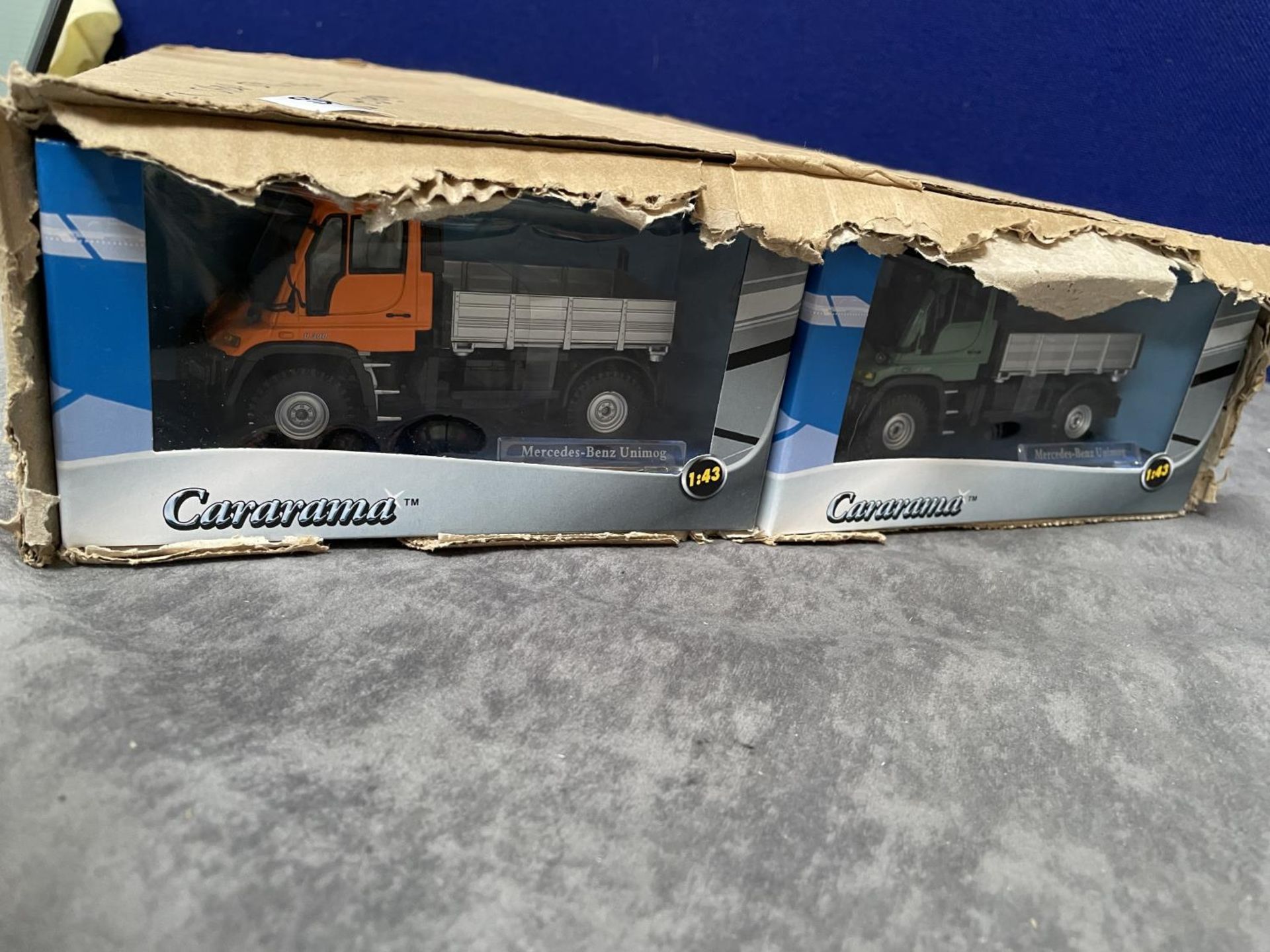 Ex Shop Stock 12 x 2000 Mercedes Benz Unimog U400 1/72 Cararama Trucks