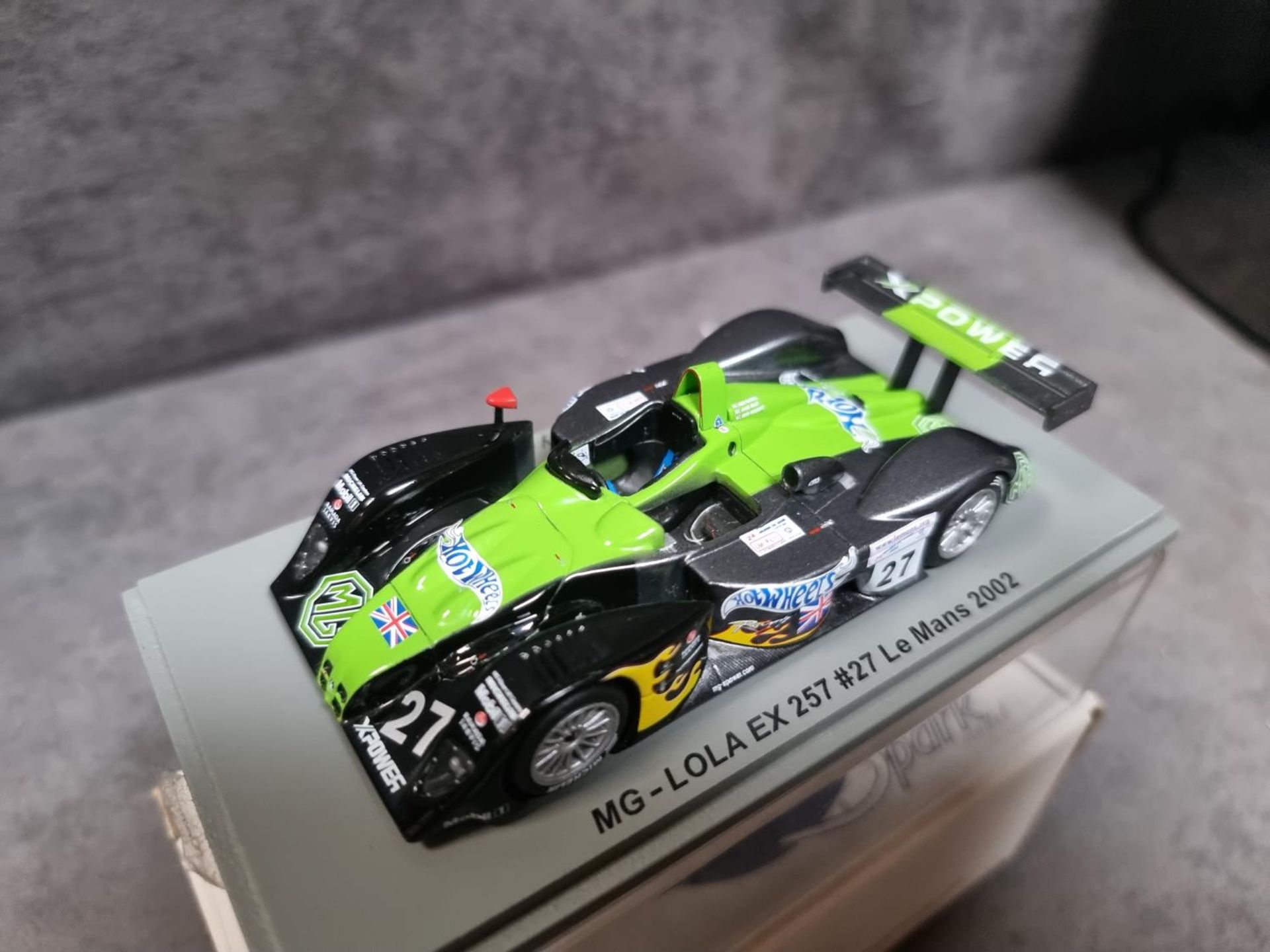 Spark 1/43 Diecast Scale Model #SCMG06 MG Lola EX257 #27 'Blundell - Bailey - Mcgarrity' Le Mans - Image 3 of 3