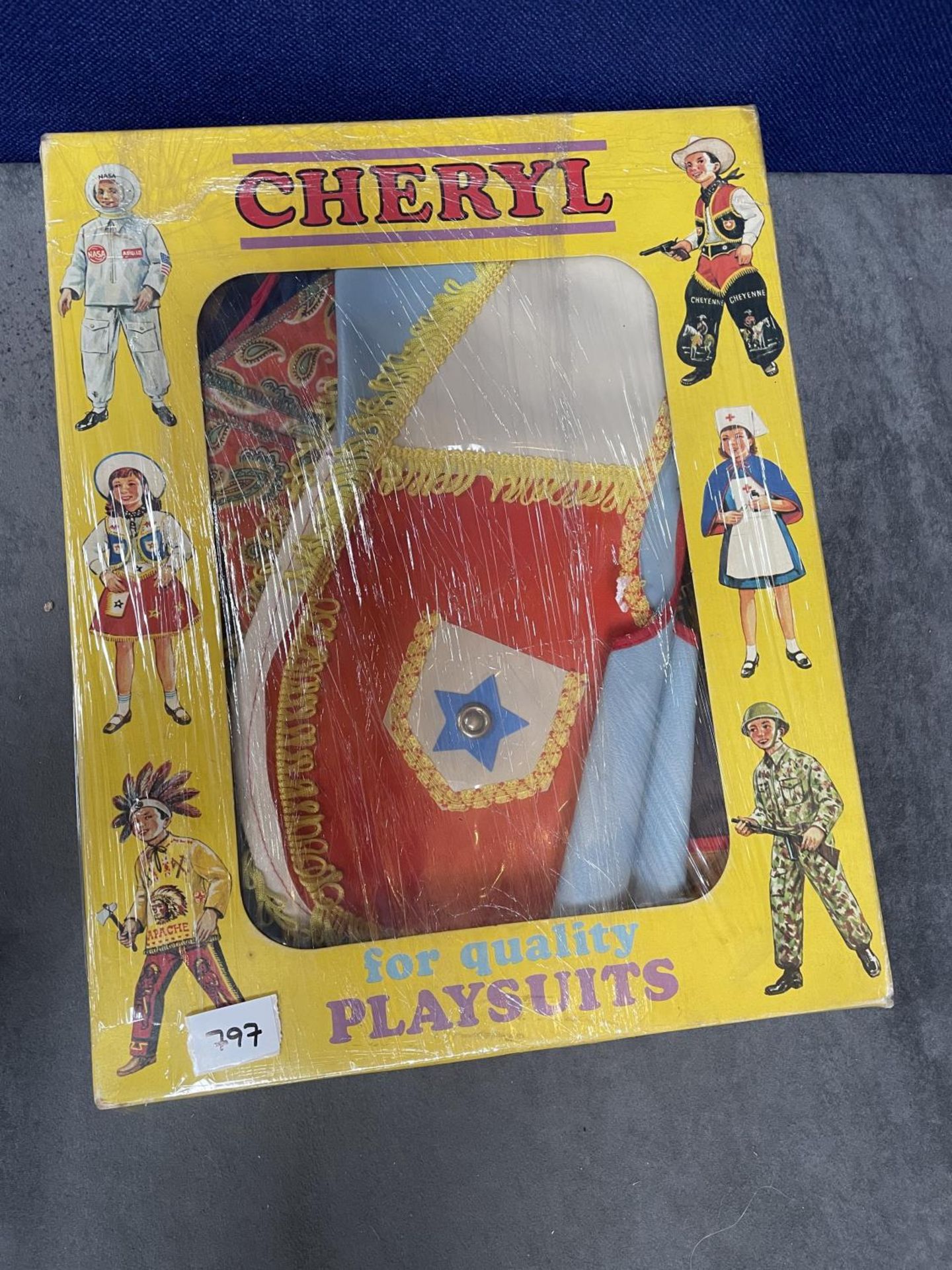 Cheryl Playsuits Cowgirl Outfit Childs Dress Up In Box