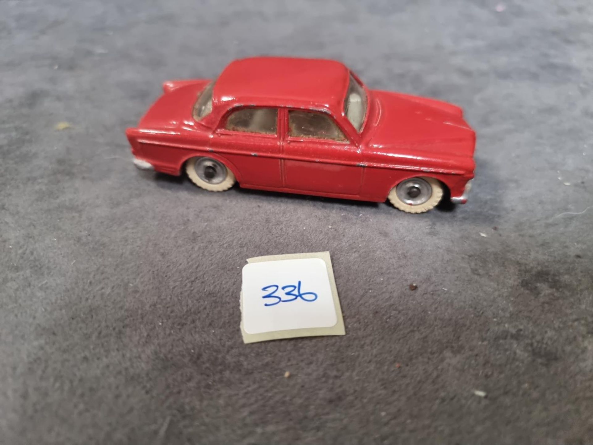 Dinky #184 Volvo 122S Red With Cream Wheels Unboxed 1961-1966