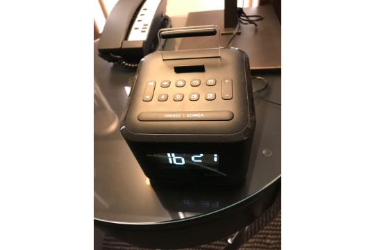 Majority Neptune Bluetooth Speaker 20W Docking Station Alarm Clock FM ...