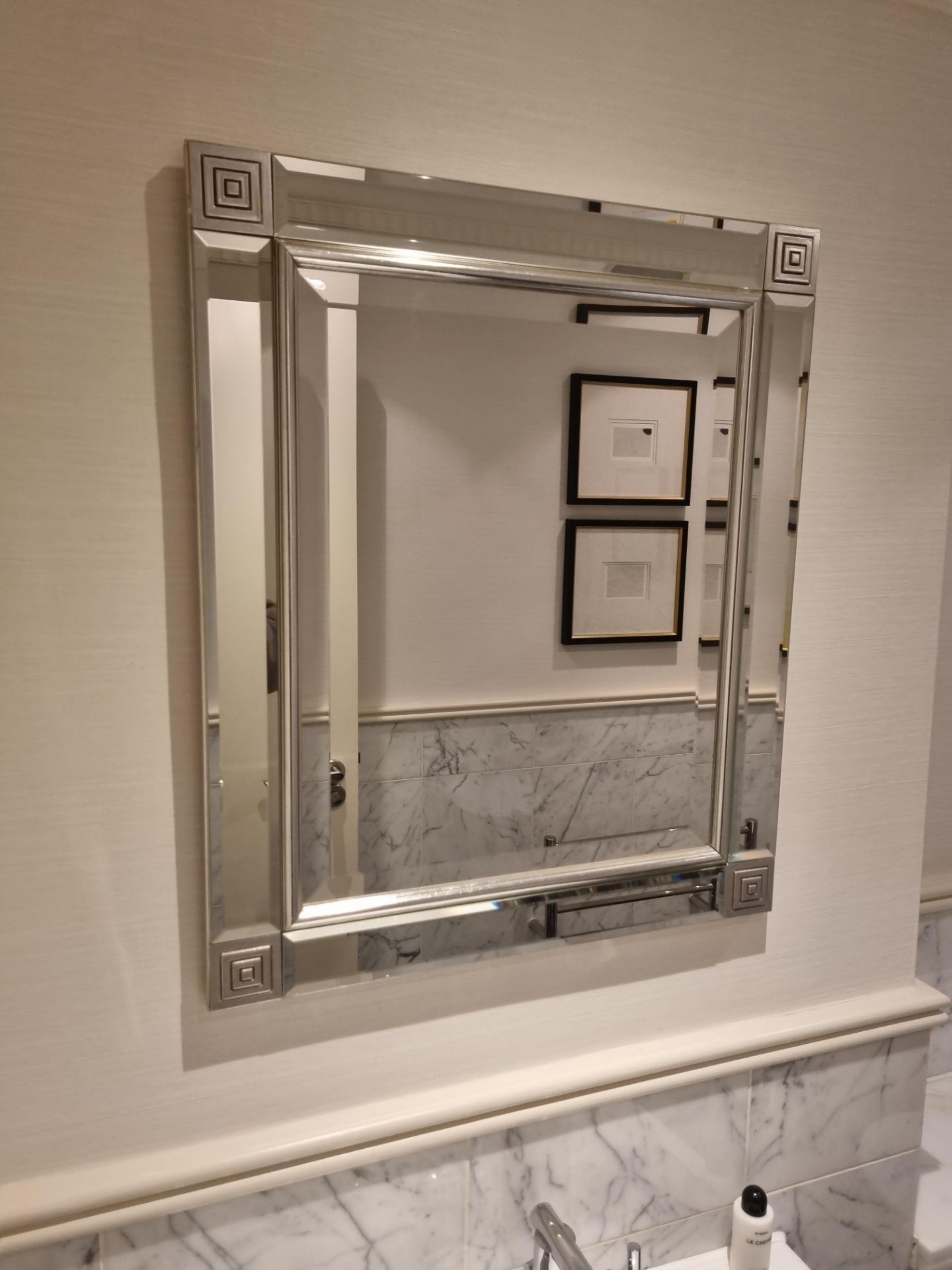 Accent Mirror Silver bevelled edge mirror 55 x 65 cm (Loc Hannover)