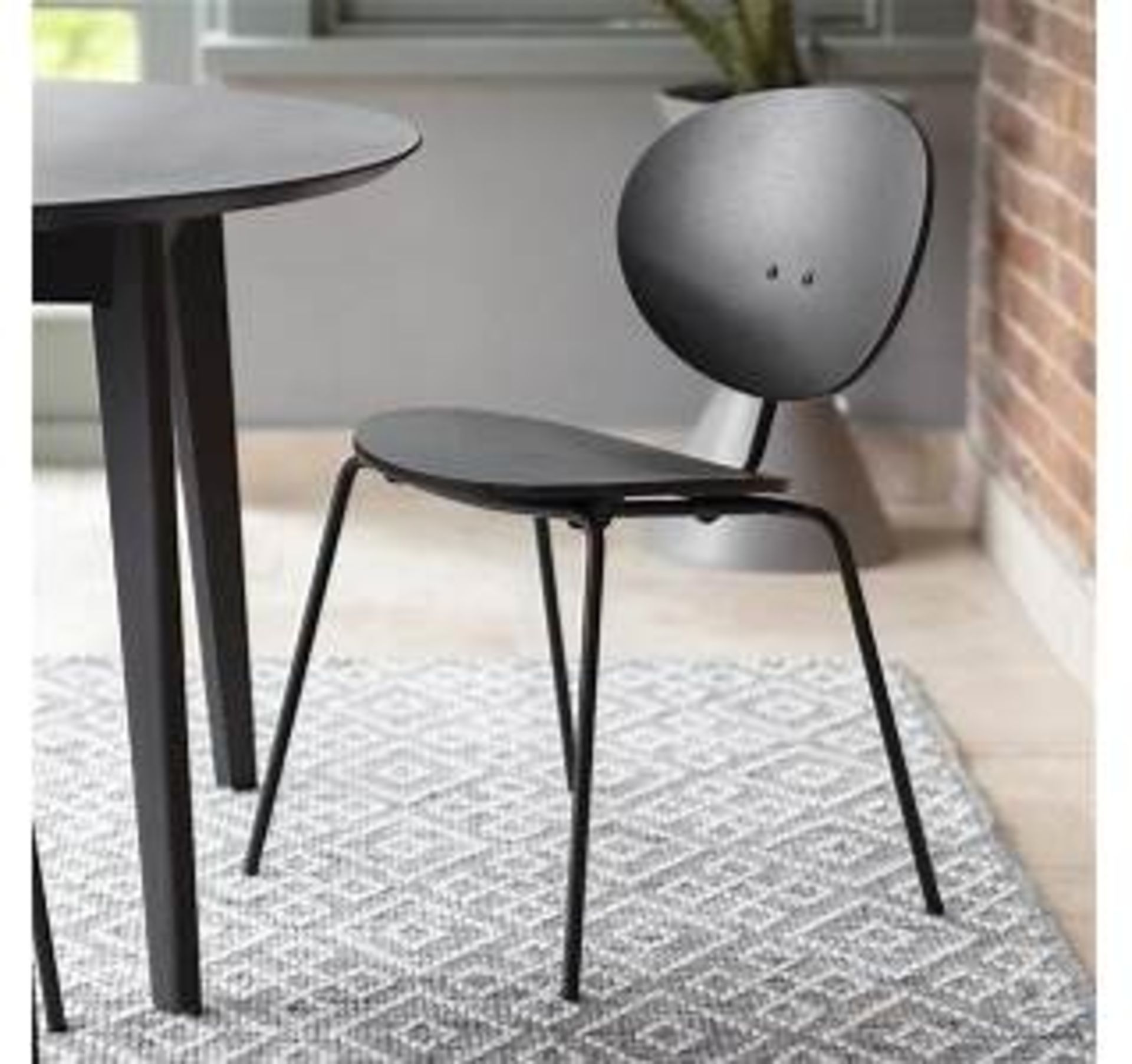 Sidcup Dining Chair Grey 2pk The Sidcup Grey Dining Chair Offers A Modern Design And Matches