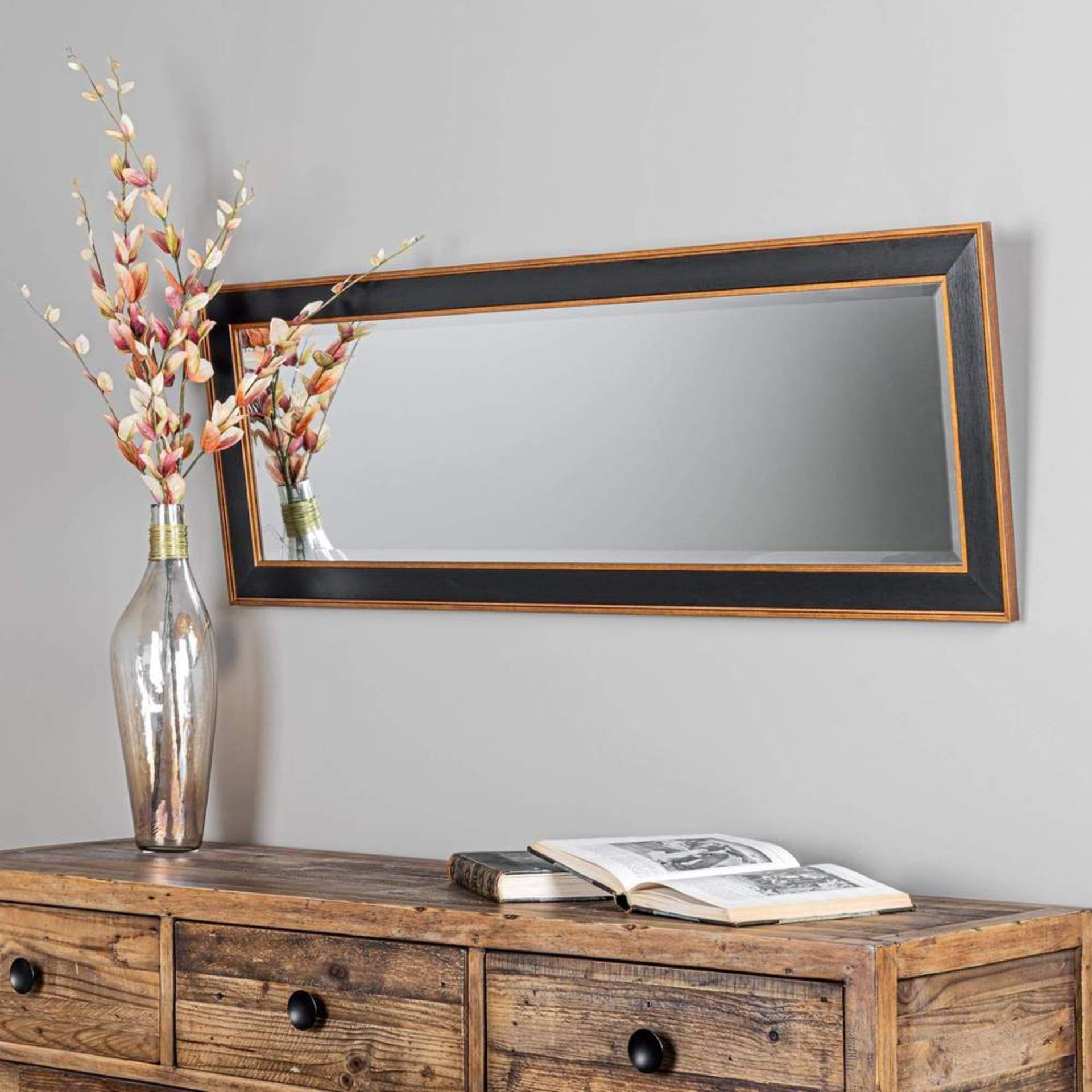 Daltry Mirror Black Leaner This Piece Is Simple But Effective With It's Minimalist Charm And Smart