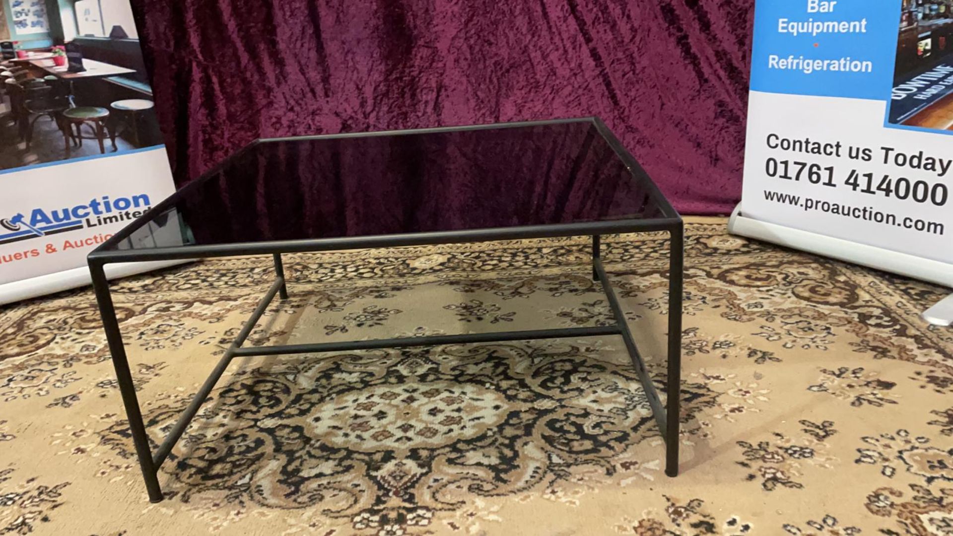 Foxcot Black Glass Coffee Table A Modern And Elegant Centrepiece For Your Living Room, Our Foxcot - Image 2 of 3
