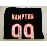 Dan Hampton Signed Chicago Bears NFL Jersey