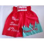Vinny Paz Signed Boxing Shorts Supplied with Certificate Of Authenticity