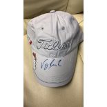 Vijay Singh Signed Titleist Hat With Certificate Of Authenticity