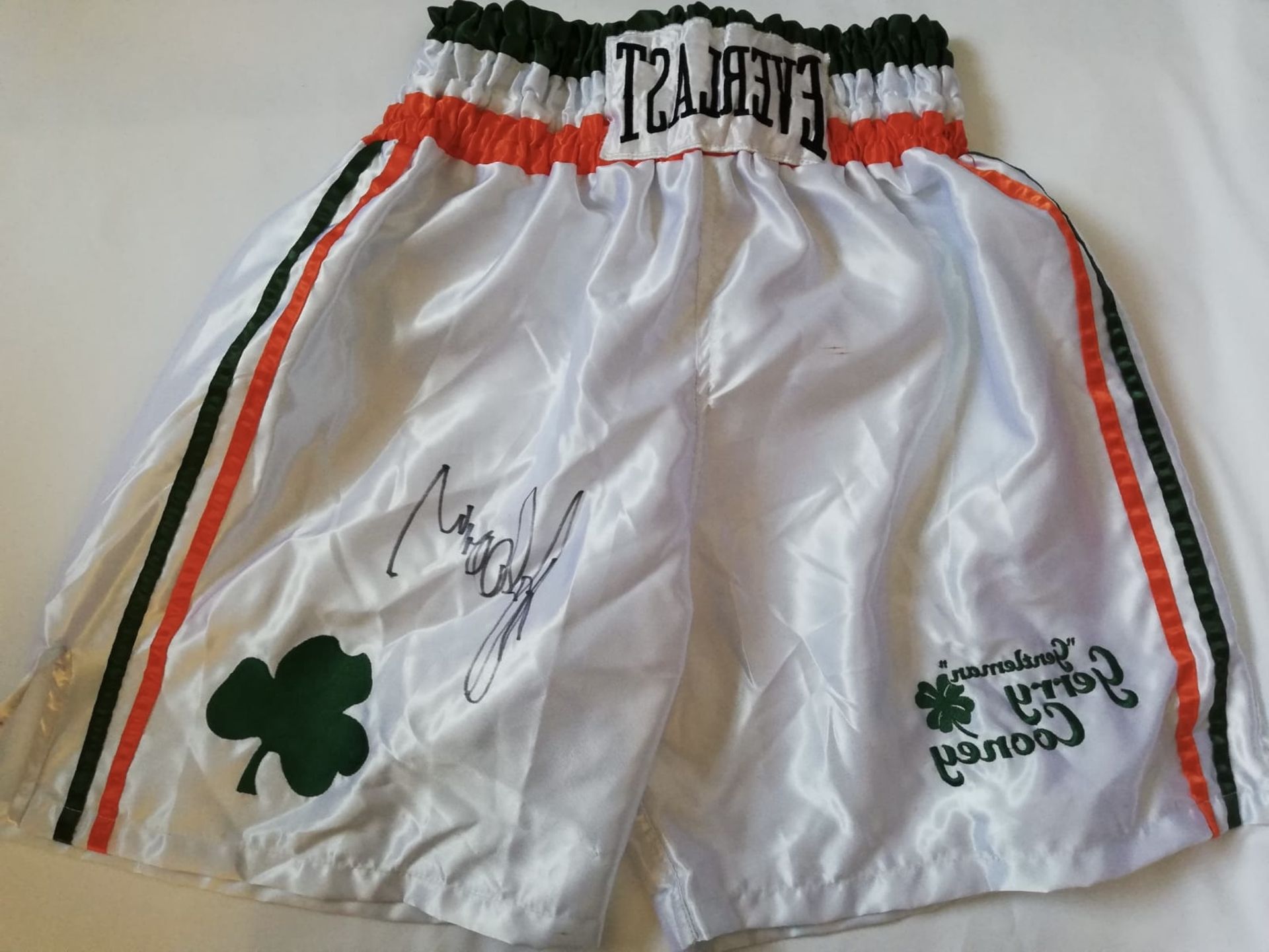 Gerry Cooney Signed Boxing Shorts Supplied with Certificate Of Authenticity