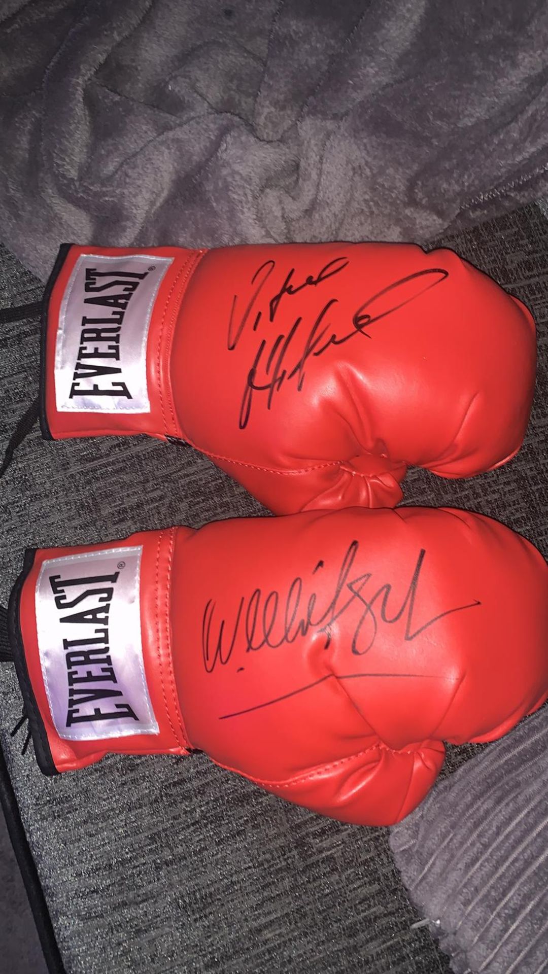 Vladimir And Vitali Klitscko Signed Boxing Gloves Supplied with Certificate Of Authenticity