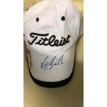 Vijay Singh Signed Titleist Hat With Certificate Of Authenticity