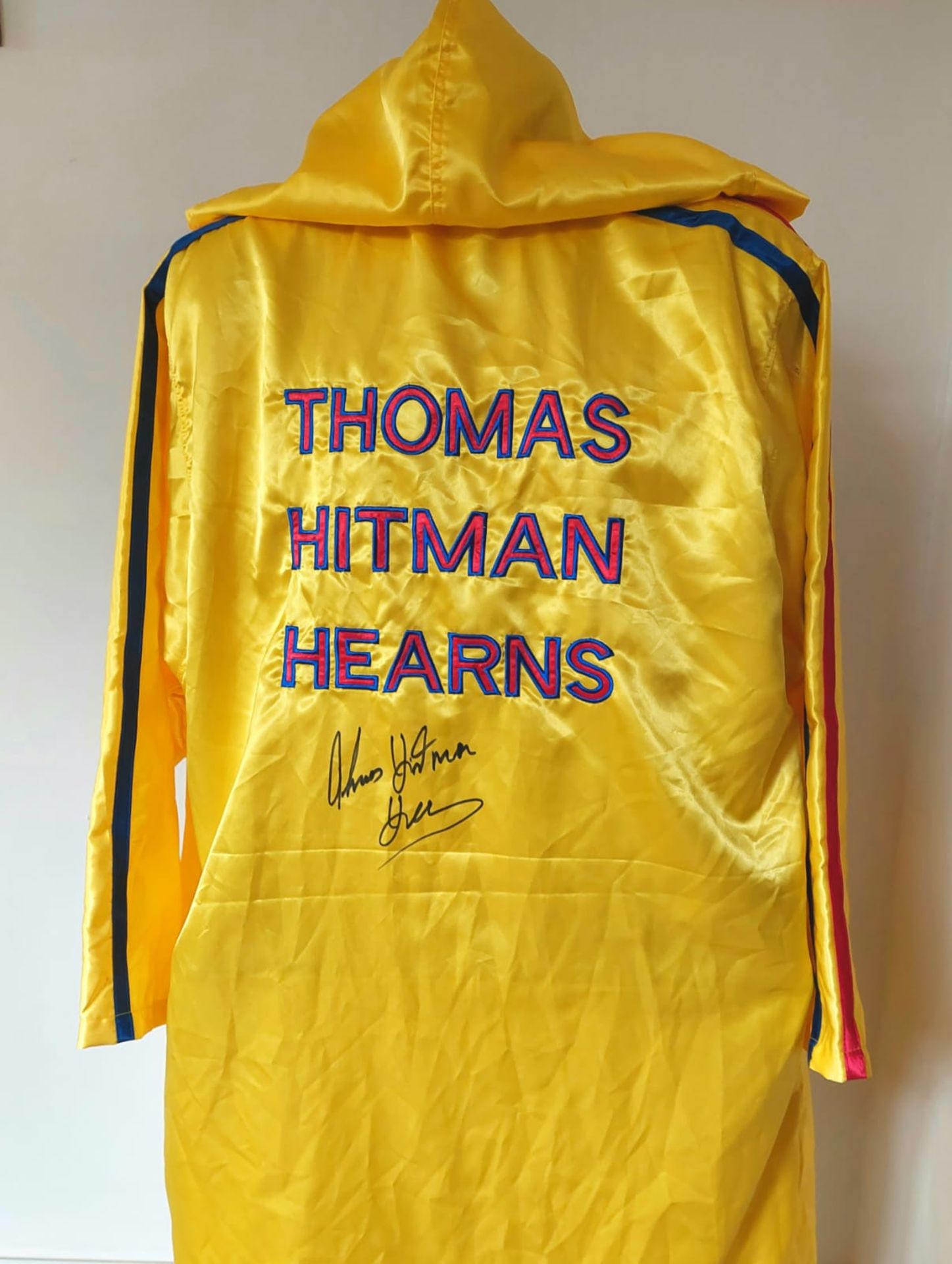 Thomas Hitman Hearns Signed Robe