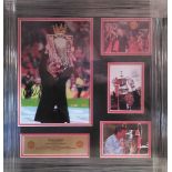 Alex Ferguson Signed And Framed Manchester United Display Supplied with Certificate Of Authenticity