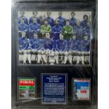 Framed Chelsea 1970 FA Cup Winners Display By 8 Supplied with Certificate Of Authenticity