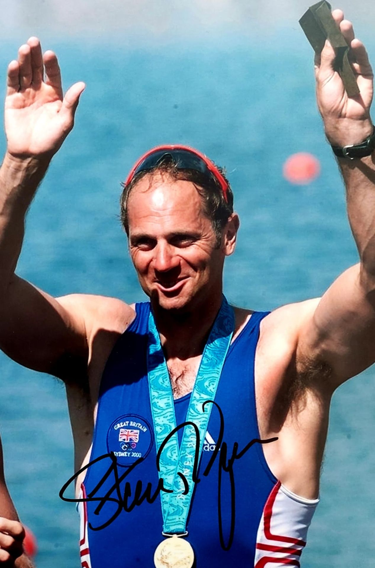 Steve Redgrave Signed Autograph 12x8 Photo Rowing Olympics Commonwealth with certificate of