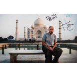 Karl Pilkington Signed Autograph 12x8 Photo An Idiot Abroad Ricky Gervais with certificate of