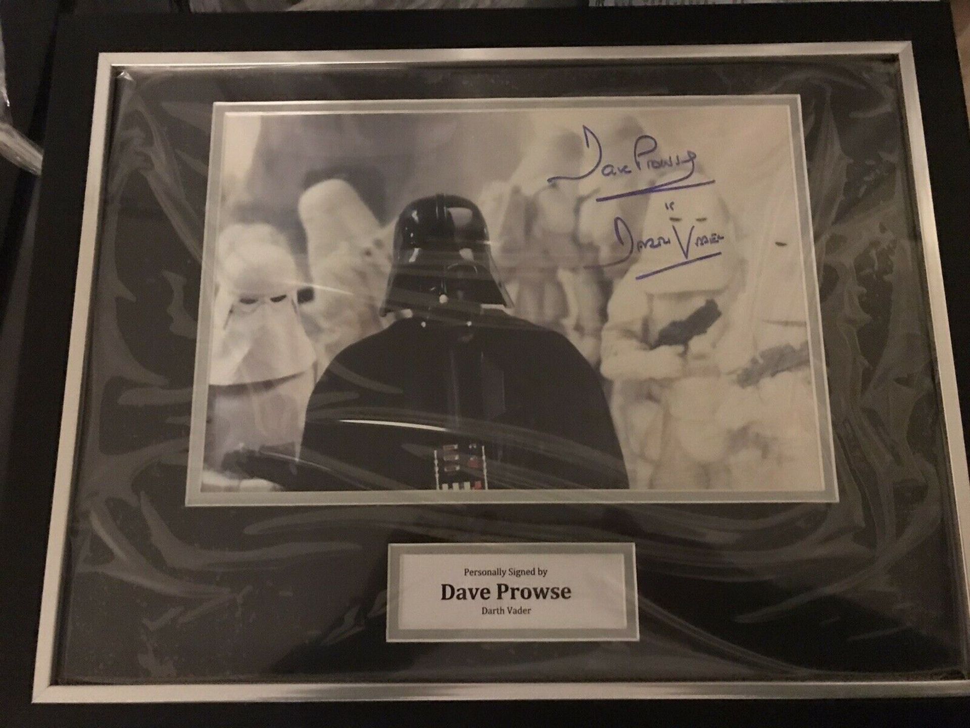 David Prowse Igned And Framed Display Supplied with Certificate Of Authenticity