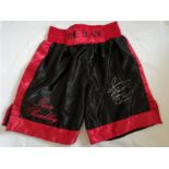 Iran Barkley Signed Boxing Shorts Supplied with Certificate Of Authenticity