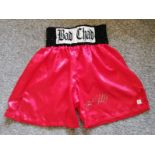 Chad Dawson Signed Boxing Shorts Asi